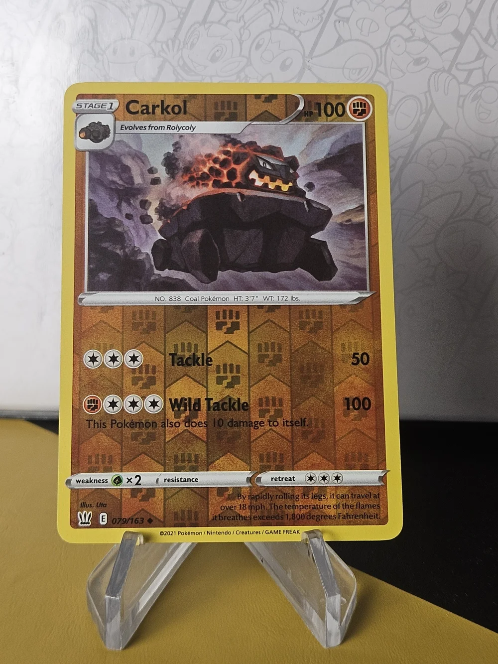 TCG Carkol Card - Yellow/Orange